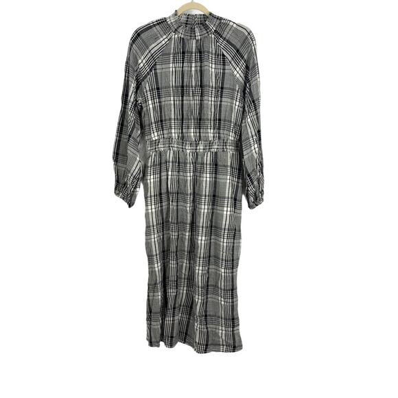 A New Day Smocked Black White Dress Women's Size Medium NWT - Picture 10 of 10